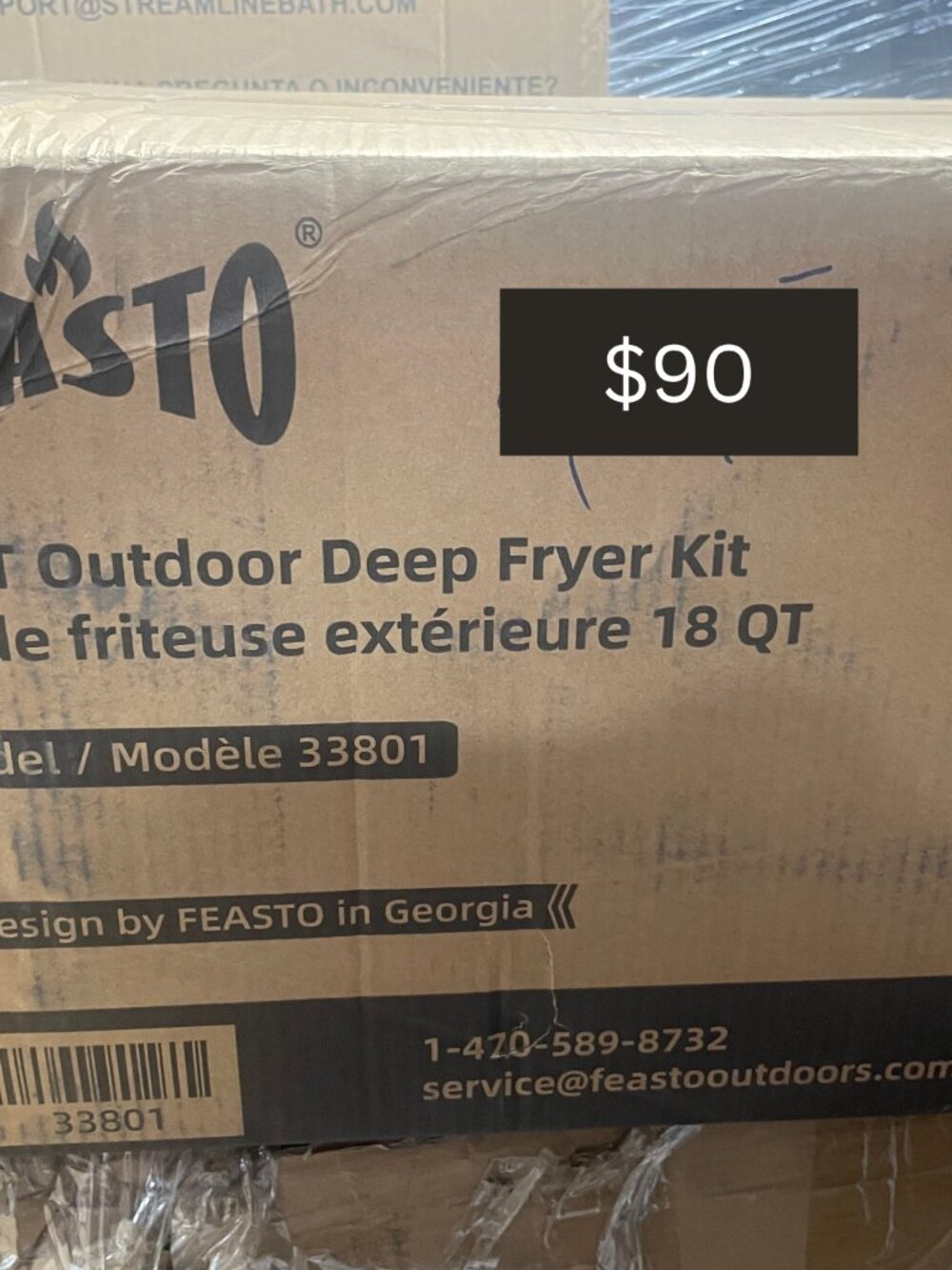 Feasto 18QT Outdoor Deep Fryer